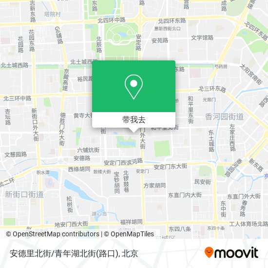 安德里北街/青年湖北街(路口)地图