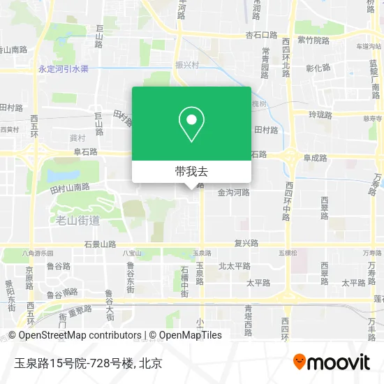 玉泉路15号院-728号楼地图