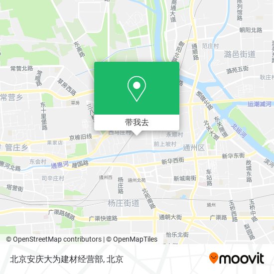 北京安庆大为建材经营部地图