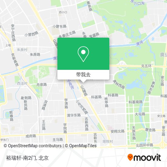 裕瑞轩-南2门地图
