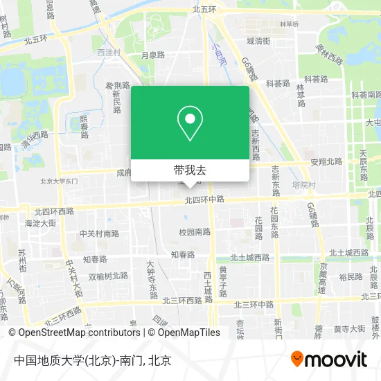 中国地质大学(北京)-南门地图