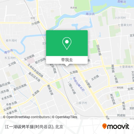 江一湖碳烤羊腿(时尚谷店)地图