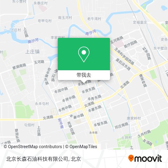 北京长森石油科技有限公司地图