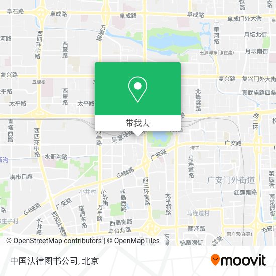 中国法律图书公司地图