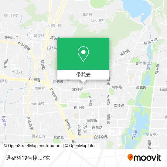 通福桥19号楼地图