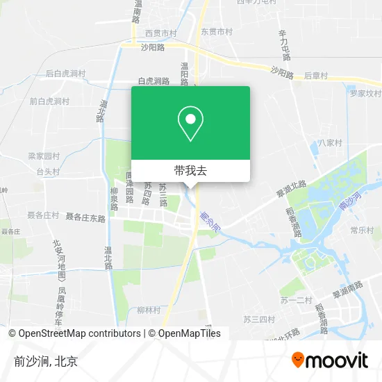 前沙涧地图