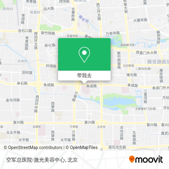 空军总医院-激光美容中心地图