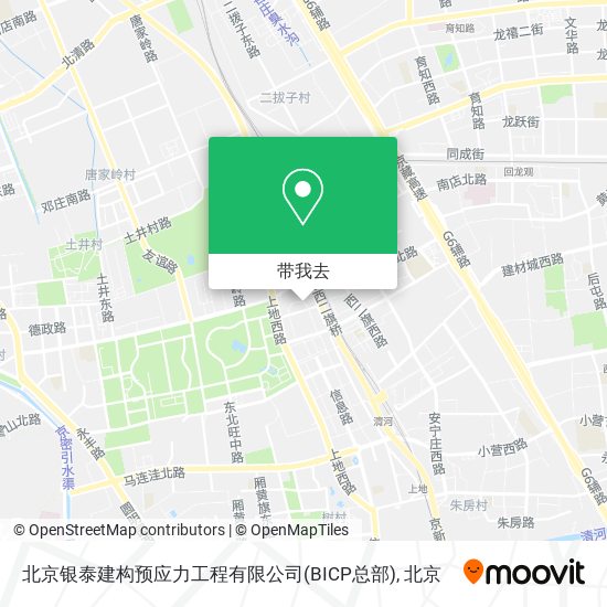 北京银泰建构预应力工程有限公司(BICP总部)地图