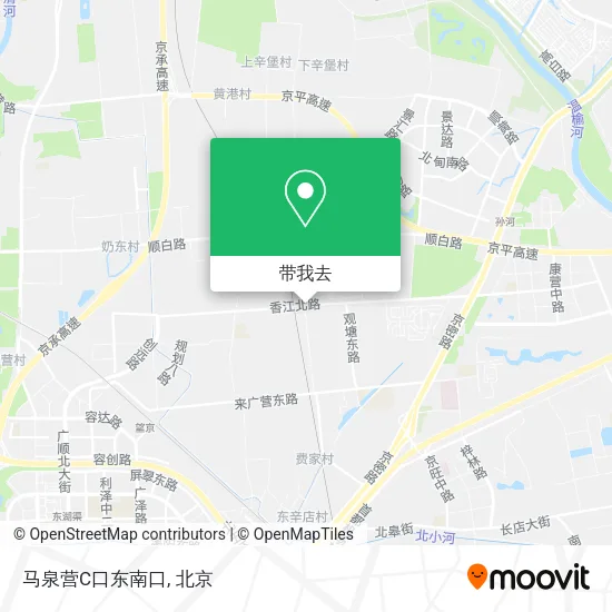 马泉营C口东南口地图