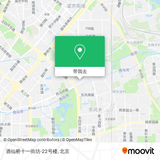 酒仙桥十一街坊-22号楼地图