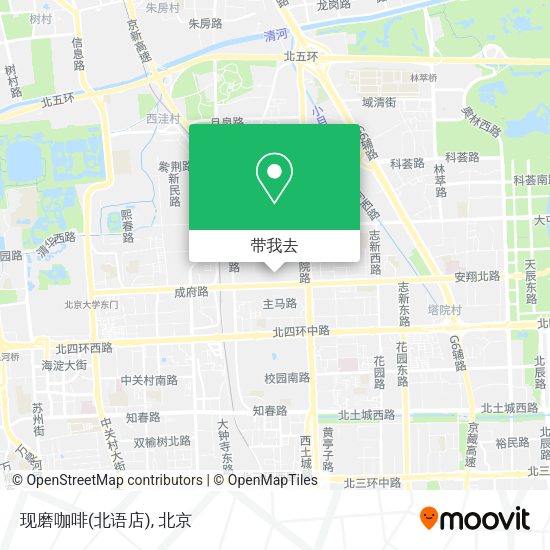 现磨咖啡(北语店)地图