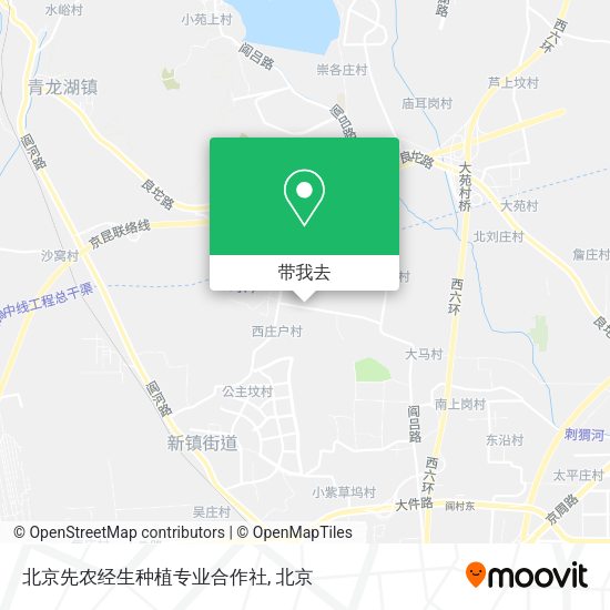 北京先农经生种植专业合作社地图