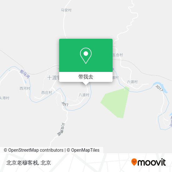 北京老穆客栈地图