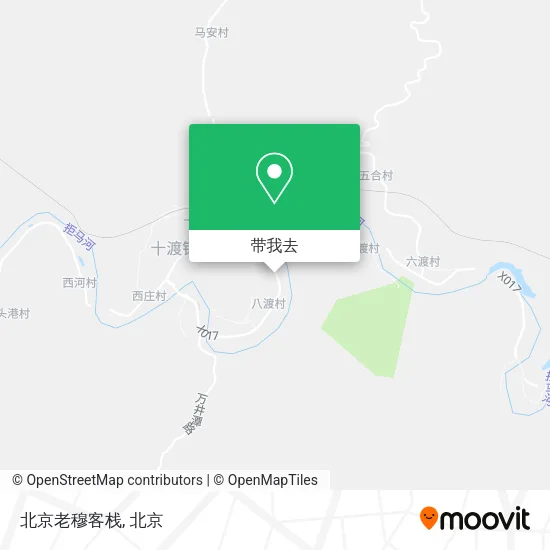 北京老穆客栈地图