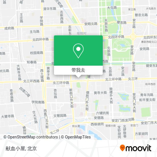 献血小屋地图