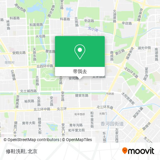 修鞋洗鞋地图