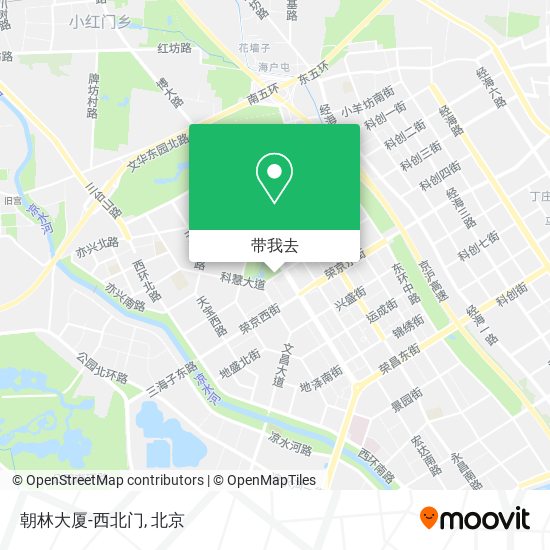 朝林大厦-西北门地图