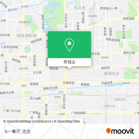 b一餐厅地图