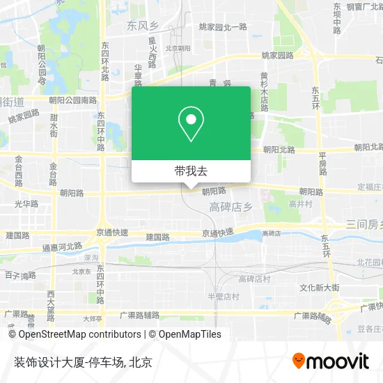 装饰设计大厦-停车场地图