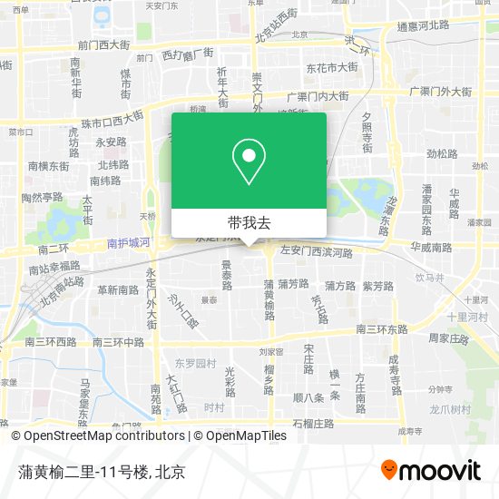 蒲黄榆二里-11号楼地图