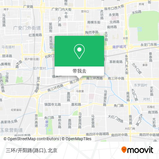 三环/开阳路(路口)地图