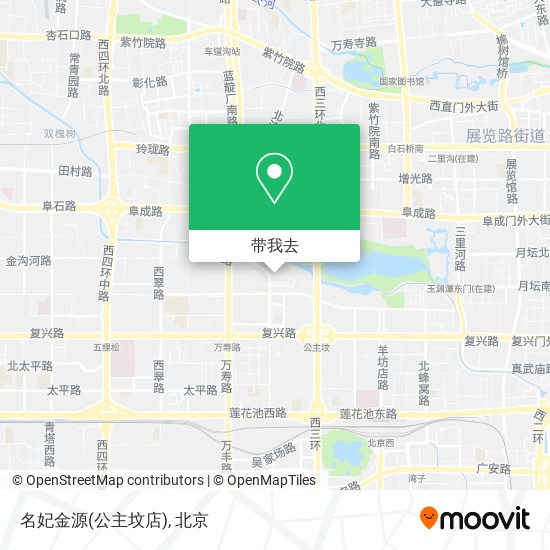 名妃金源(公主坟店)地图