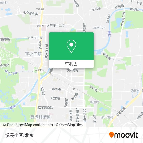 悦溪小区地图