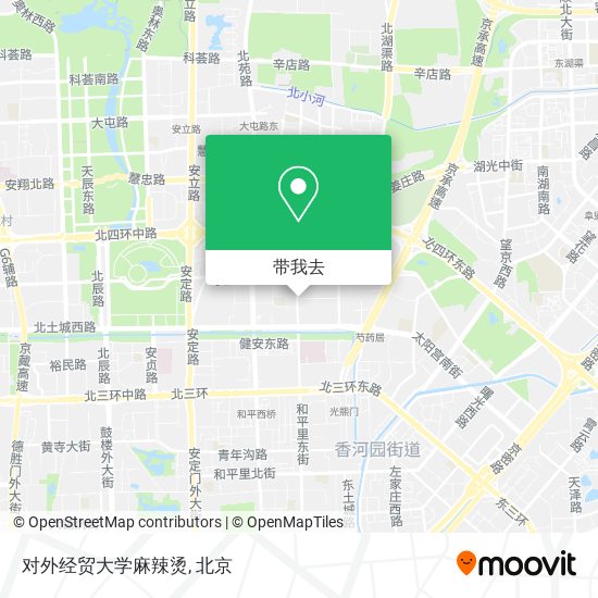 对外经贸大学麻辣烫地图