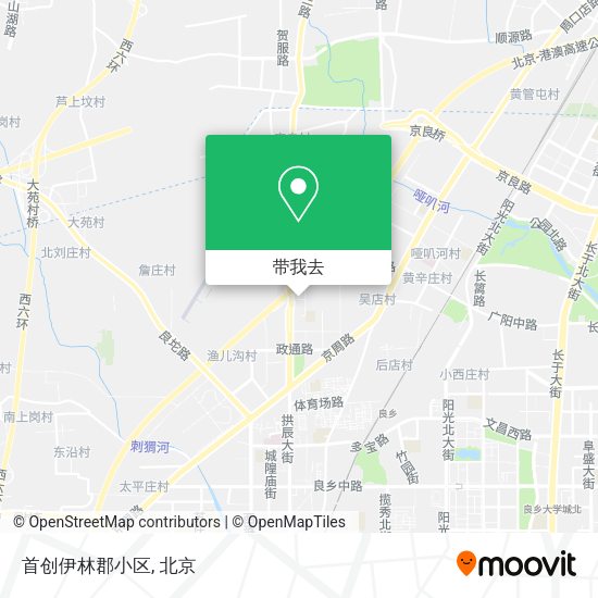 首创伊林郡小区地图