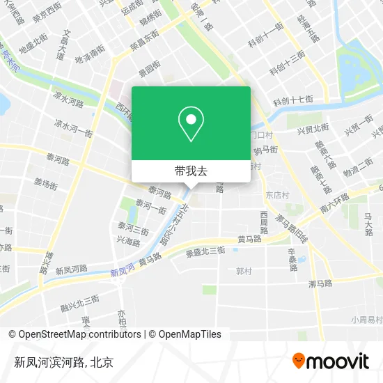 新凤河滨河路地图