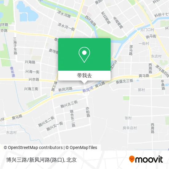 博兴三路/新凤河路(路口)地图