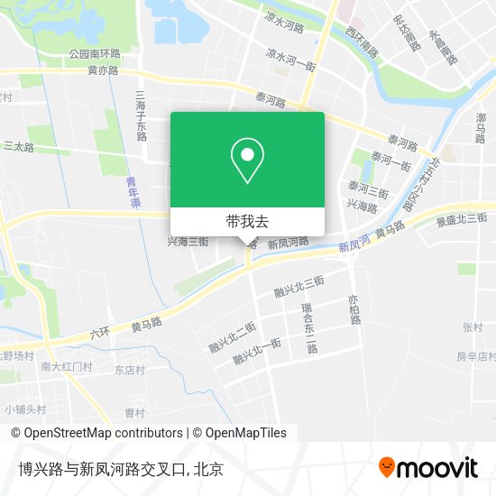 博兴路与新凤河路交叉口地图