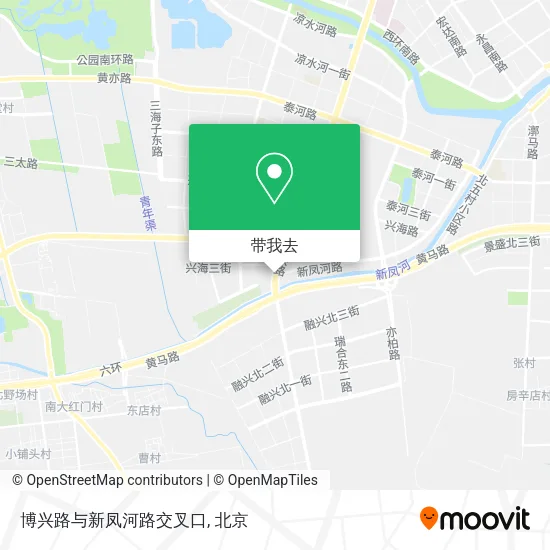 博兴路与新凤河路交叉口地图
