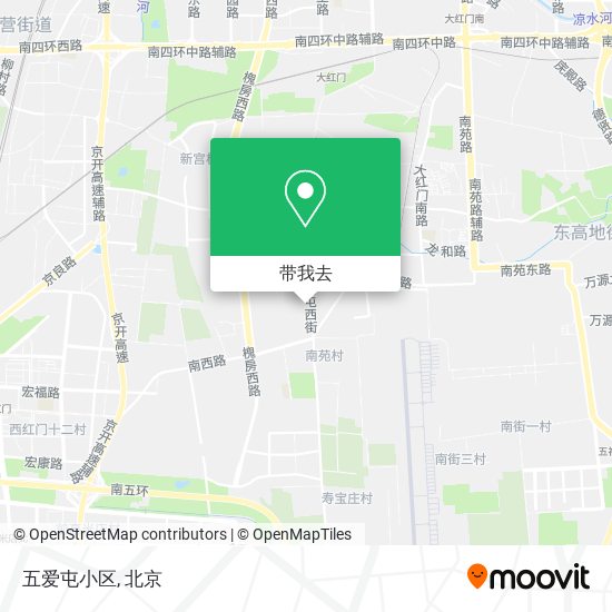 五爱屯小区地图