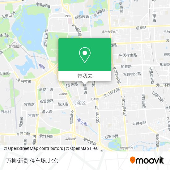万柳·新贵-停车场地图
