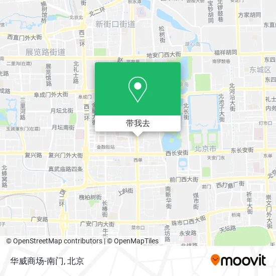 华威商场-南门地图