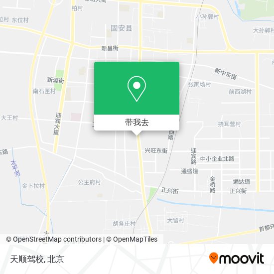 天顺驾校地图