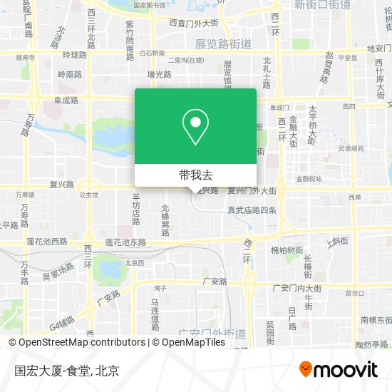 国宏大厦-食堂地图