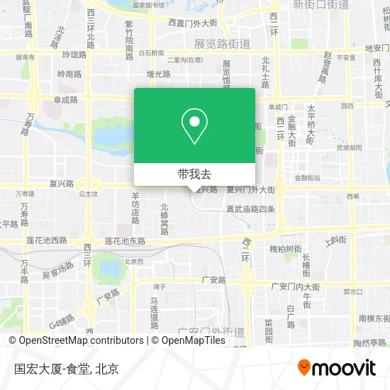 国宏大厦-食堂地图