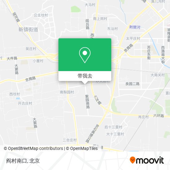 阎村南口地图