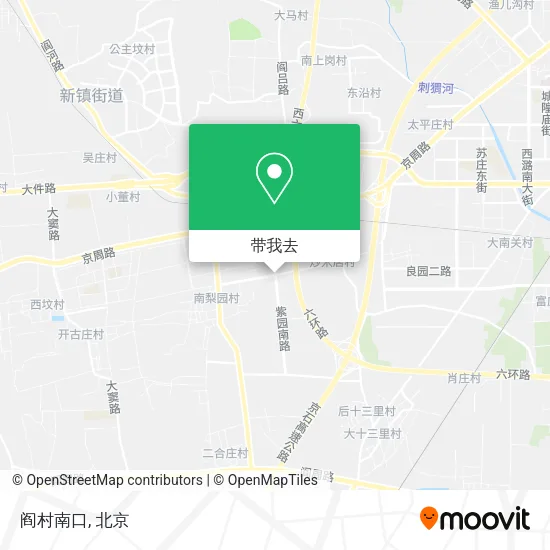 阎村南口地图