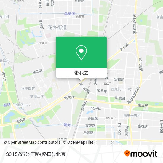 S315/郭公庄路(路口)地图
