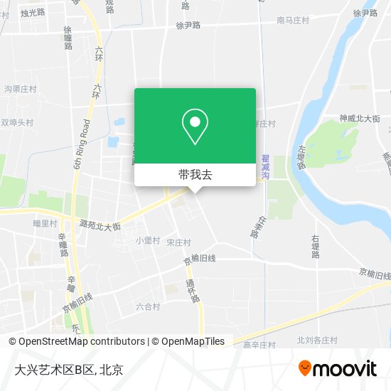 大兴艺术区B区地图
