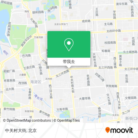 中关村大街地图