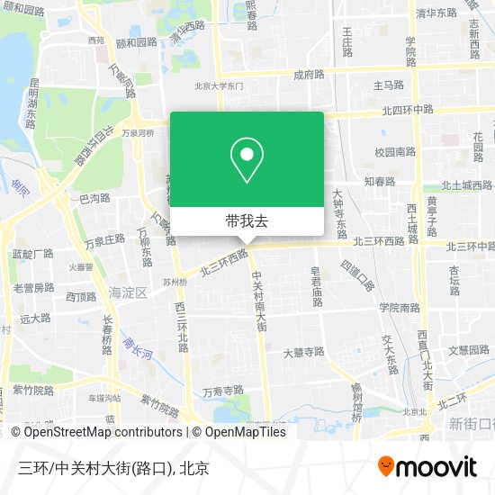 三环/中关村大街(路口)地图