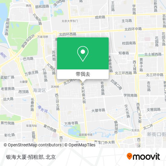 银海大厦-招租部地图