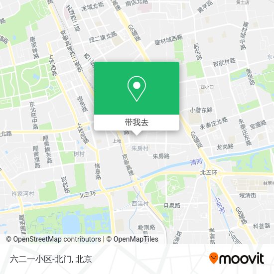 六二一小区-北门地图