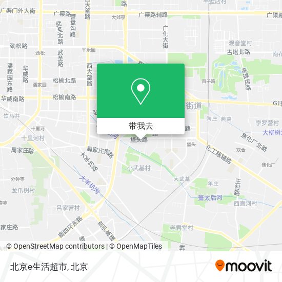 北京e生活超市地图