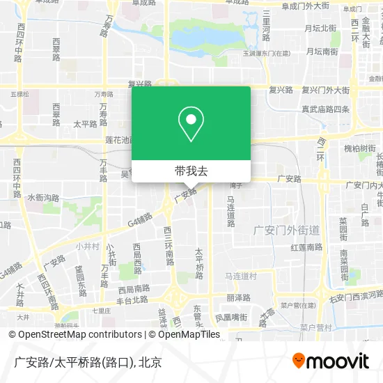 广安路/太平桥路(路口)地图