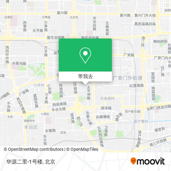 华源二里-1号楼地图